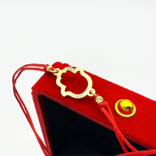 Bracelet Khmissa en Or Jaune Royale 18 Carats