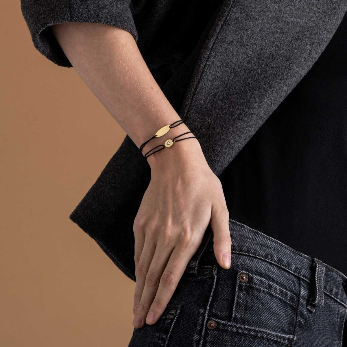 Bracelet Cordon Or Jaune Royale 18 Carats