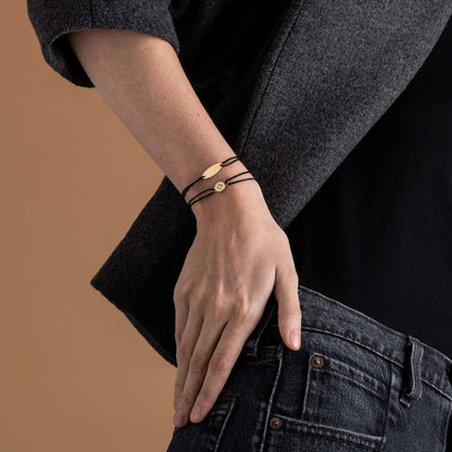 Bracelet Cordon Or Jaune Royale 18 Carats