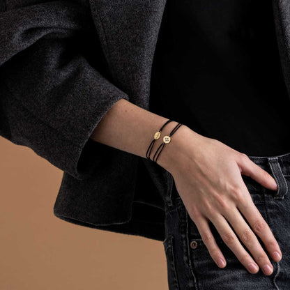 Bracelet Cordon Or Jaune Royale 18 Carats